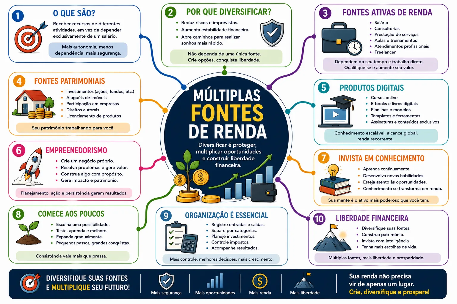 Múltiplas Fontes de Renda 8 Múltiplas Fontes de Renda