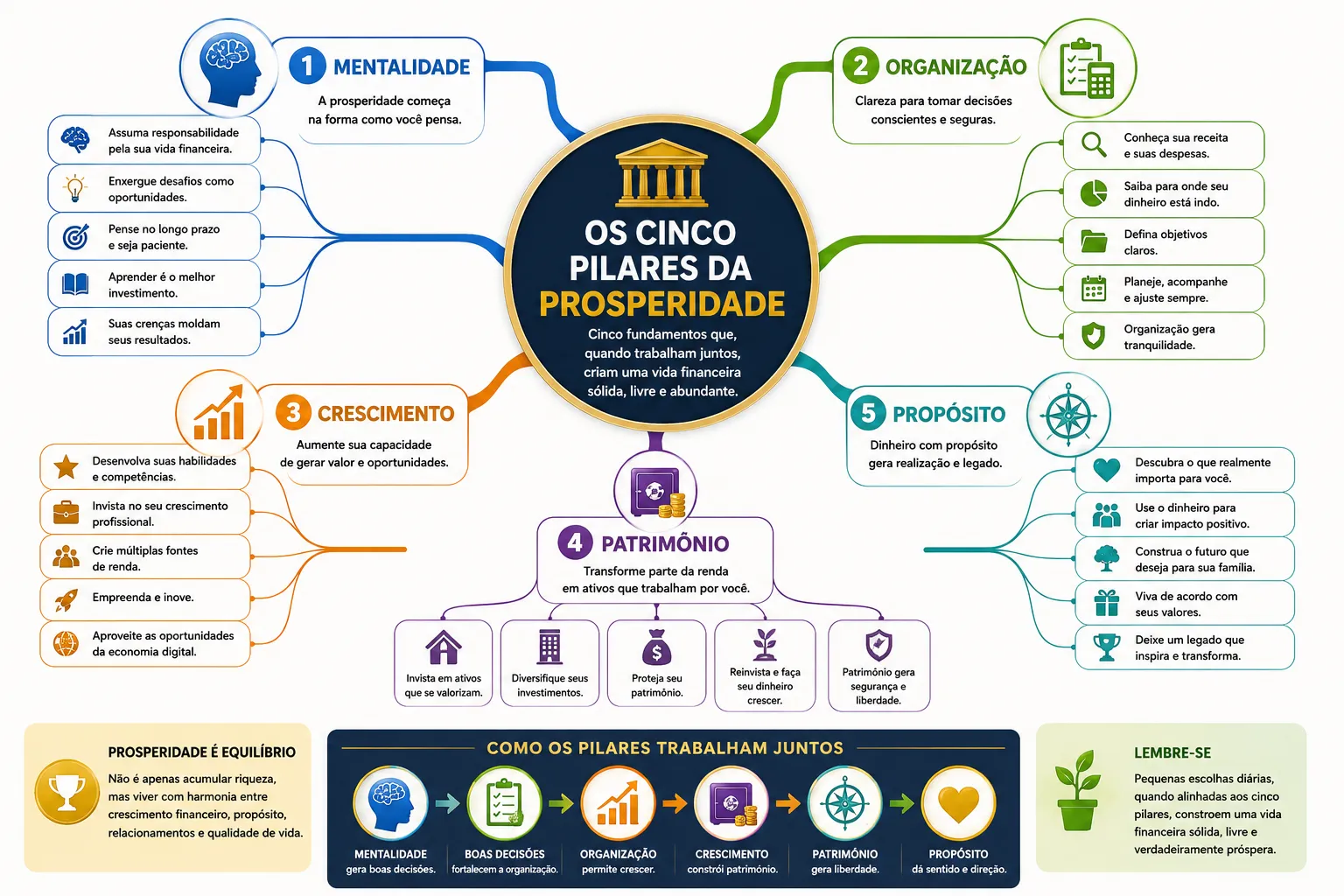 Os Cinco Pilares da Prosperidade